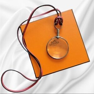 HERMES |•| VINTAGE 70’s STERLING MAGNIFYING LOUPE LANIERE